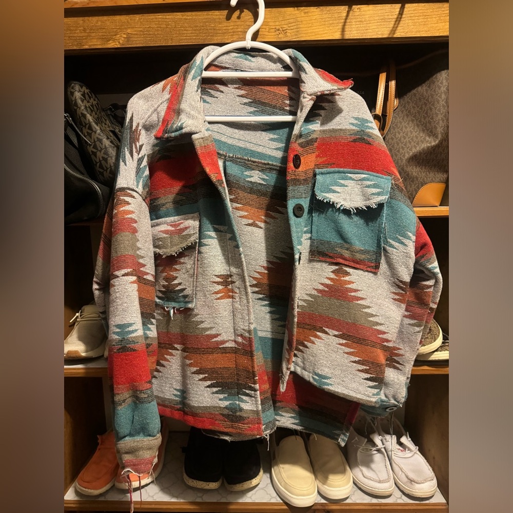 AZTEC pattern jacket - Picture 10 of 12